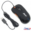 A4-Tech 3xFire Game Optical Mouse <X-705F-Black> (RTL) USB&PS/2  6but+Roll