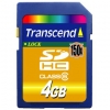 Transcend <TS4GSDHC150> SecureDigital High Capacity (SDHC) Memory Card 4Gb Class6 150x