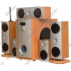 Колонки Диалог Jazz J-T106-CT (центр 25W, фронт 2x25W, тыл 2x25W +Subwoofer 100W, дерево, ПДУ, AM/FM tuner)