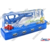 4-port USB2.0 Hub + карандашница в виде бруска с рыбками и ракушками (FD-5081FIL)