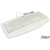 Кл-ра OKLICK Multimedia Keyboard <370M> White <PS/2> 104КЛ+4КЛ М/Мед