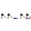 Orient/LYD Wireless Camera Kit <W802G4> (4 беспроводных камеры, 30 LED, Color,628x586,380TVL,приёмник,2.4Ghz)