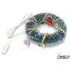 Orient <USB-312> Новогодний венок USB (мерцающий, d=15см) <22923>