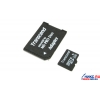 Transcend <TS2GUSD-MS> microSecureDigital (microSD) Memory Card 2Gb + microSD-->MS PRO Duo Adapter