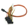 3ware <CBL-SAS8087OCF-06M> Кабель SFF-8087  -> SFF-8482 0.6м