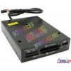Acorp <CRIP300-B-Black> 3.5" Internal USB2.0  CF/MD/SM/xD/MMC/RSMMC/SD/MS(/Pro/Duo)  Card Reader/Writer+1portUSB
