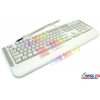 Клавиатура OKLICK Multimedia Keyboard 400M White <USB> 104КЛ+19КЛ М/Мед <83773>