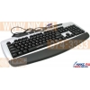 Кл-ра OKLICK Multimedia Keyboard <370M> Silver&Black <PS/2> 104КЛ+4КЛ М/Мед