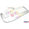 Кл-ра OKLICK Multimedia Keyboard 360M White <USB> 104КЛ+22КЛ М/Мед+Roll
