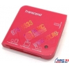 Transcend <TS-RDM5R-Red > USB2.0  CF/MD/MMC/RS-MMC/SDHC/Mini SDHC/micro SD/xD/MS(/Pro/Duo/M2) Card Reader/Writer