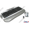 A4-Tech Wireless Multimedia R7<RKS-2370D> (Кл-ра М/Мед, USB, FM+Мышь, 7кн, Roll, USB, FM)
