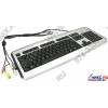 Кл-ра A4-Tech X-Slim Multimedia Keyboard KL-23M <PS/2> 104КЛ+6КЛ М/Мед