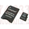 Kingston <SDC/1GB-MSADPRR> microSecureDigital (microSD) Memory Card 1Gb +  microSD-->MS Pro DUO Adapter