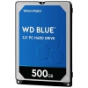 Жесткий диск WESTERN DIGITAL Blue 500Гб Наличие SATA 3.0 128 Мб 5400 об/мин 2,5" Thickness 6.8 мм WD5000LPZX