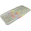 Клавиатура OKLICK Office Keyboard 300M White <USB&PS/2>  107КЛ+USB  порт  <45595-USB&PS/2>