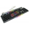 Клавиатура Samsung Pleomax Crystal PKB-7000X-Black <USB> 104КЛ+22КЛ М/Мед+USB hub