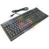 Клавиатура Samsung Pleomax Stylish Slim PKB-5400-Black <USB> 102КЛ+5КЛ М/Мед