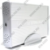 Gembird <EE3-U2-5S Silver> (EXT BOX для внешнего подключения 3.5" SATA HDD, USB2.0, Aluminum)+БП