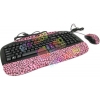 A4-Tech G-Cube3 <GKSL-2173P-Lux Leopard> (Кл-ра М/Мед, USB +Мышь, 4кн, Roll, USB)