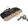 A4-Tech G-Cube3 <GKSL-2173B-Lux Leopard> (Кл-ра М/Мед, USB +Мышь,  4кн,  Roll,  USB)