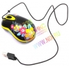 A4-Tech G-Cube3 Mini Optical Mouse <GOA-6N-Aloha Night> (RTL) USB 4btn+Roll уменьшенная
