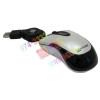 A4-Tech G-Cube3 Retractable Mini Optical Mouse <GOT-60BL-Tux-tini> (RTL) USB  4but+Roll уменьшенная