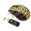 A4-Tech G-Cube3 Wireless Mini Optical Mouse <GRL-70BF-Lux Leopard> (RTL) USB 5btn+Roll, беспроводная,уменьшенная