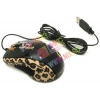 A4-Tech G-Cube3 Mini Optical Mouse <GOL-73BS-Lux Leopard> (RTL) USB 4btn+Roll, уменьшенная