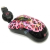 A4-Tech G-Cube3 Retractable Mini Optical Mouse <GOL-60P-Lux Leopard> (RTL) USB 4btn+Roll уменьшенная