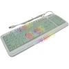 Клавиатура SVEN Multimedia EL 4002 White <USB> 104КЛ+13КЛ М/Мед, подсветка клавиш