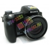 SONY Cyber-shot DSC-H50 <Black> (9.1Mpx, 31-465mm, 15x, F2.7-4.5, JPG, 15Mb+0Mb MS Duo, 3.0", USB, AV, Li-Ion)