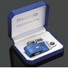 Память (USB flash), PRESTIGIO Leather Flash Drive NAND Flash 1GB USB 2.0 Blue (EJPMSLDF1024CRBLUE)