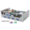 Корпусной элемент Scythe Kama Panel SCKMPN-1000-SL (Card Reader/ 1394/ USB/ Audio/ SATA/ Fan control) Silver