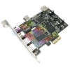Controller PCI-Ex1, USB 2.0, 2 port-ext, 1 port-int / IEEE 1394, 2 port-ext, 1 port-int