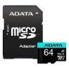 Карта памяти MICRO SDXC 64GB W/ADAP. AUSDX64GUI3V30SA2-RA1 ADATA