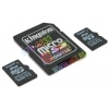 Kingston <SDC/2GB-2P1A> microSecureDigital (microSD) Memory Card 2x2Gb +microSD-->SD Adapter