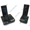Panasonic KX-TG8226RUB <Black> р/телефон (2 трубки с ЖК диспл.,DECT, А/Отв)