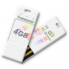 Transcend <TS4GJFT3W-White> JetFlash T3 USB2.0 Flash Drive 4Gb (RTL)