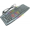 Клавиатура OKLICK Multimedia Keyboard <430M> Black <USB> 107КЛ+5КЛ М/Мед+USB порт <89909-USB>