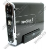 Vantec NexStar3 <NST-360S2-BK> Black(EXT BOX для внешнего подключения 3.5" SATA HDD, OTB, USB2.0, Blue Led, Al)+БП