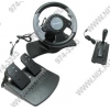 Руль Defender Extreme Turbo (Vibration, рулевое колесо, педали,8поз.перекл.,10кн,2поз.рычаг КПП,USB/PS/PS2)<64340>