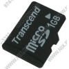 Transcend <TS1GUSDC> microSecureDigital (microSD) Memory Card 1Gb