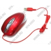 A4-Tech Run on Shine X5 Optical Mouse <X5-28D-Red(2)> (RTL) USB&PS/2 4btn+Roll