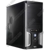 Miditower Vento <TA891-BSB> Black-Silver ATX 450W (24+4+6пин)