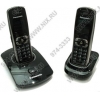 Panasonic KX-TG8302RUB <Black> р/телефон (2 трубки с ЖК диспл.,DECT)