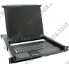 ATEN <CL-1216MRG> 1U 16-port PS/2 KVM Switch (клавиатура PS/2+мышь PS/2+VGA 15pin, 17" LCD)