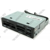 Apacer <AE300-Black> 3.5" Internal USB2.0 CF/MD/MMC/SDHC/miniSD/xD/SM/MS(/Pro/Duo) Card Reader/Writer+1xUSB2.0