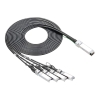 Кабель Fibertrade FT-QSFP+/4SFP+-CabP-AWG30-1M DAC copper cable (40G, QSFP+ to 4x10G SFP+, AWG30, 1м) (FT-QSFP+/4SFP+CabP-AWG30-1M)