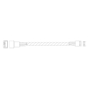 Кабель ACD-KY524-6709117 (MD-6709117), Cable OcuLink SFF8611 4i -to- SFF8611 4i, length= 950mm OEM  (745942)