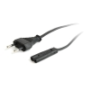 Кабель питания для аудио/видео техники Cablexpert PC-184-VDE-1.8M 1,8м, CEE 7/16 - C7, VDE, , 2-pin, 2х0,75, черный, пакет (026970)